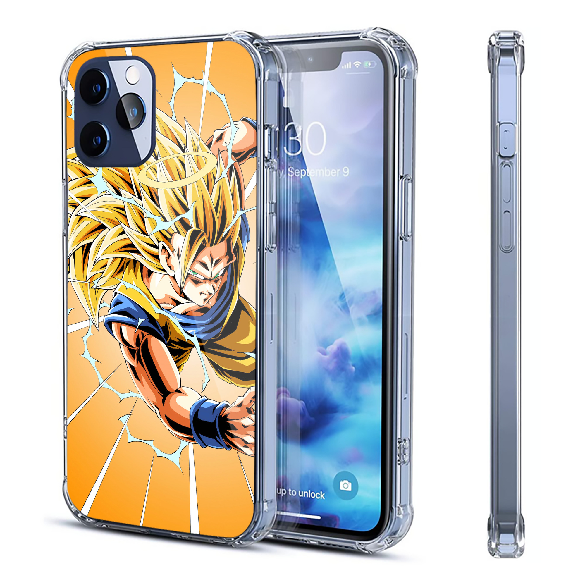 （画像用） ドラゴンボール DRAGON BALL 【iPhone 12シリーズ対応】透明スマホケース（クリアソフトケース）